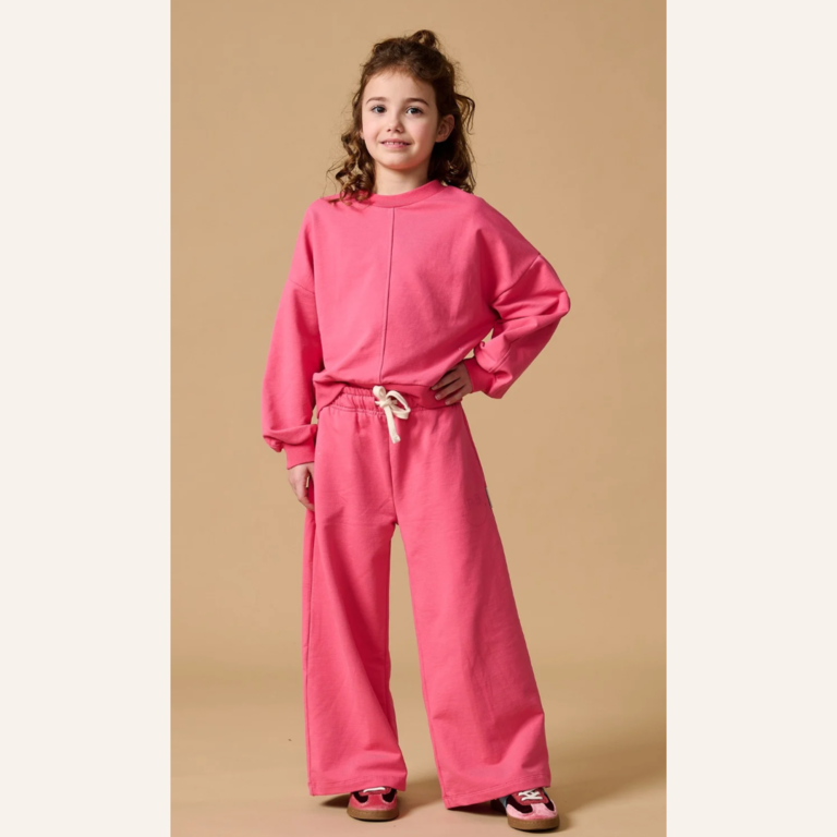 Petit Blush Petit Blush Wide leg jogger - Fruit dove