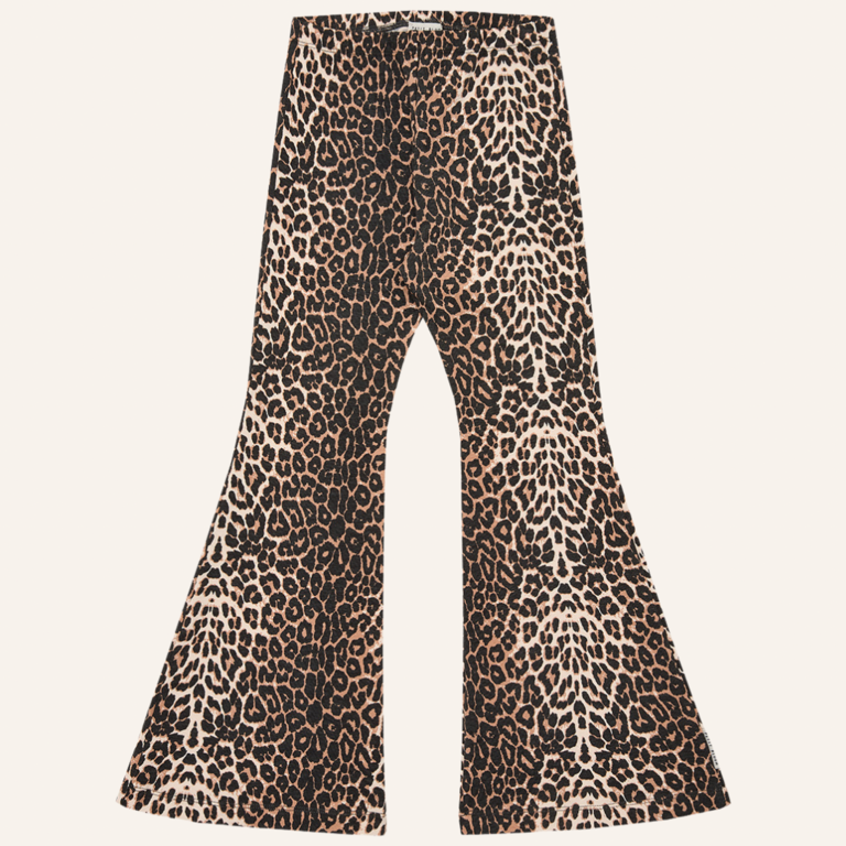 Petit Blush Petit Blush Bowie flared pants - Leopard