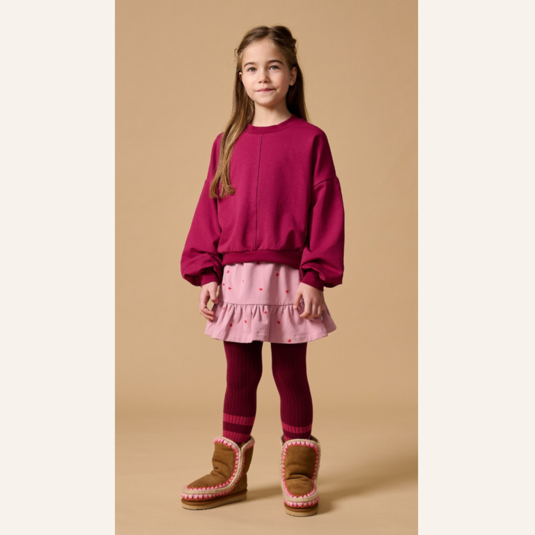 Petit Blush Petit Blush Ruffle skirt love tot love - Lilas