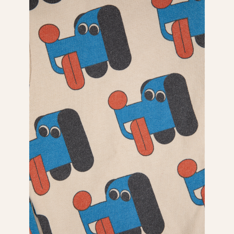 Bobo Choses Bobo Choses Doggy Mate All Over Zipped Hoodie