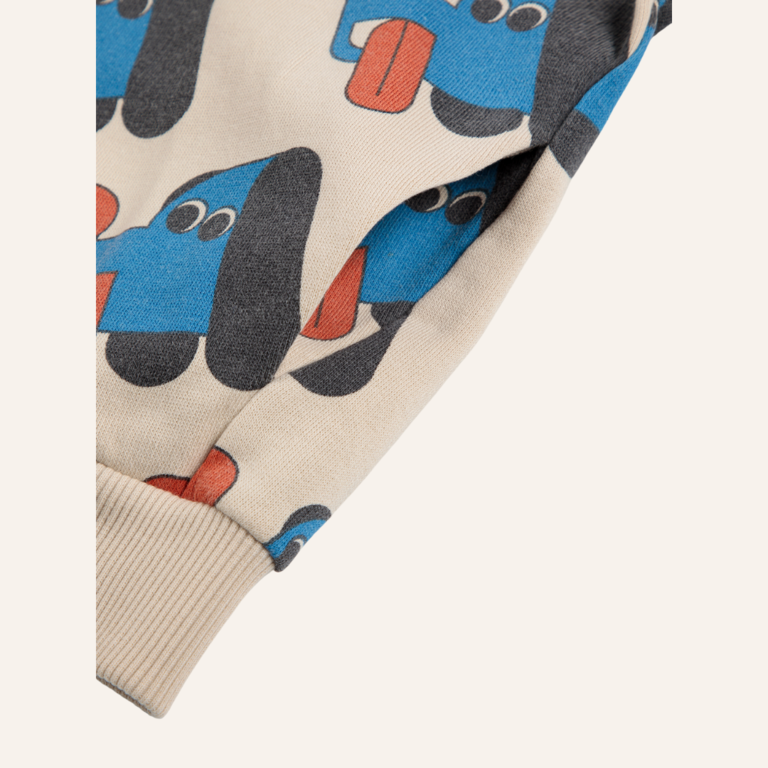 Bobo Choses Bobo Choses Doggy Mate All Over Zipped Hoodie