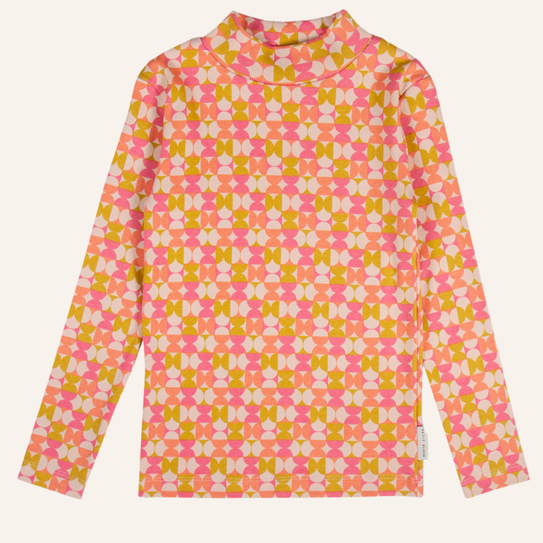 Petit Blush Petit Blush rib turtle neck - Diabolo