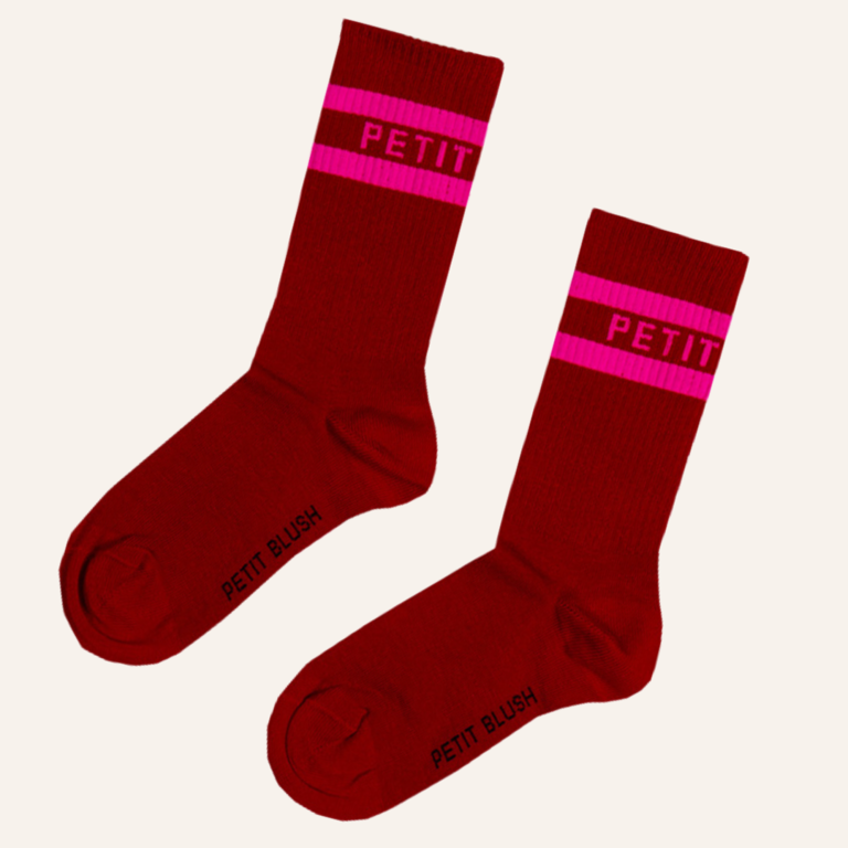 Petit Blush Petit Blush Sport socks - Red/pink