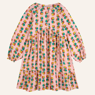 Bobo Choses Bobo Choses Dices All Over Micro Corduroy Dress Bobo Choses Bobo Choses Dices All Over Micro Corduroy Dress