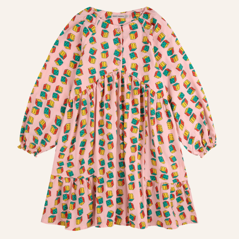 Bobo Choses Bobo Choses Dices All Over Micro Corduroy Dress