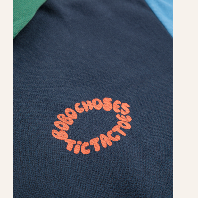 Bobo Choses Bobo Choses Tic Tac Toe Colorblock Hoodie