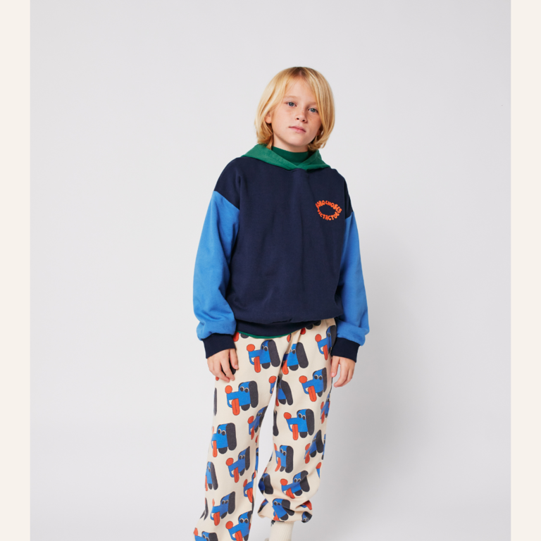 Bobo Choses Bobo Choses Tic Tac Toe Colorblock Hoodie