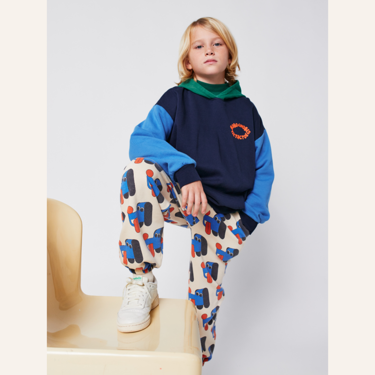Bobo Choses Bobo Choses Tic Tac Toe Colorblock Hoodie