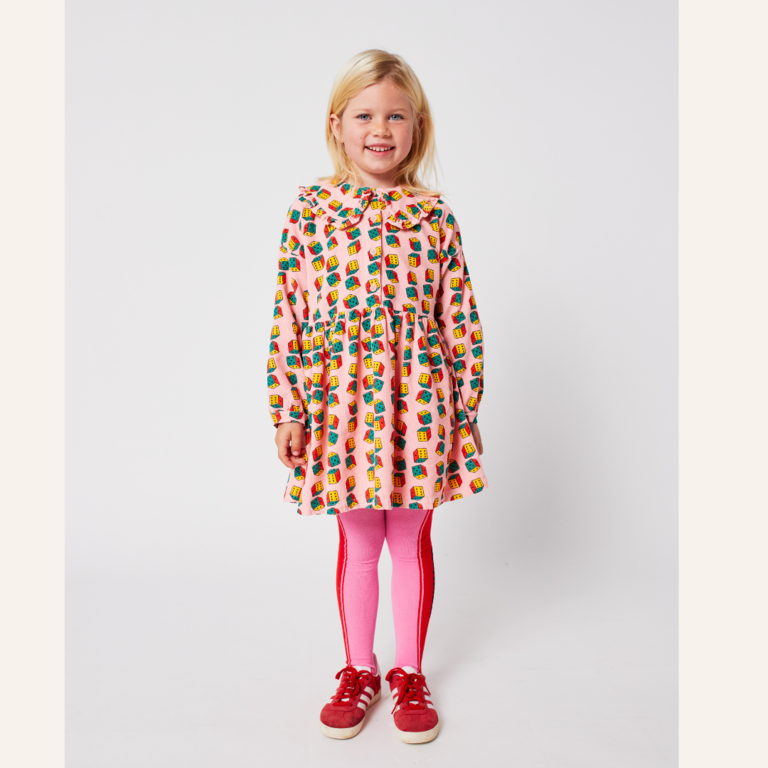 Bobo Choses Bobo Choses Dices All Over Micro Corduroy Dress