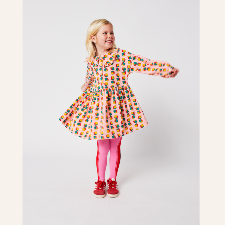 Bobo Choses Bobo Choses Dices All Over Micro Corduroy Dress