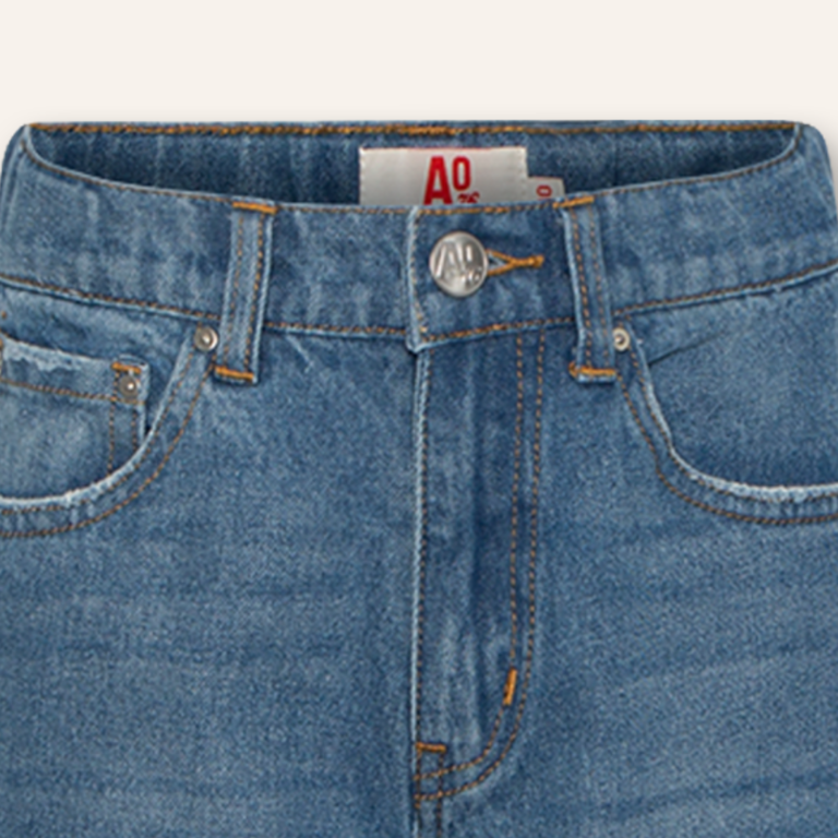 Ao76 Ao76 Coco middle denim pants - Wash middle