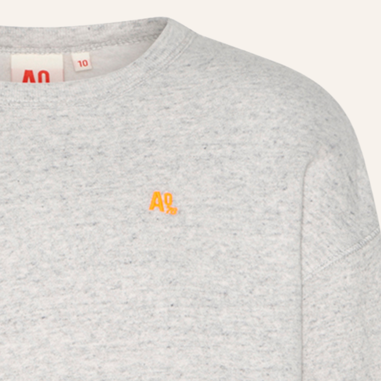 Ao76 Ao76 Oscar sweater logo - Heather grey