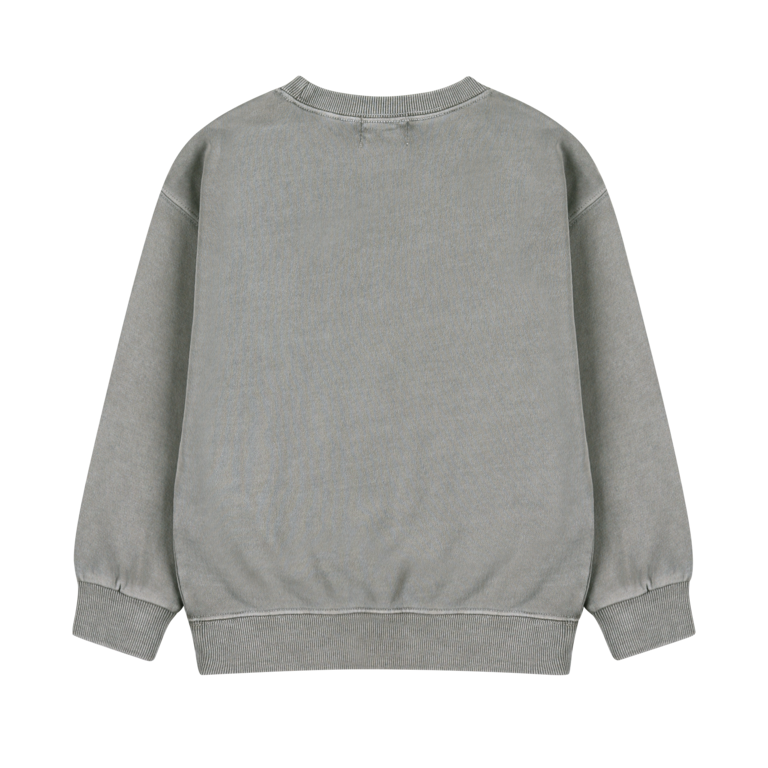 Jelly Mallow Jelly Mallow Check mate pigment sweatshirt - Gray