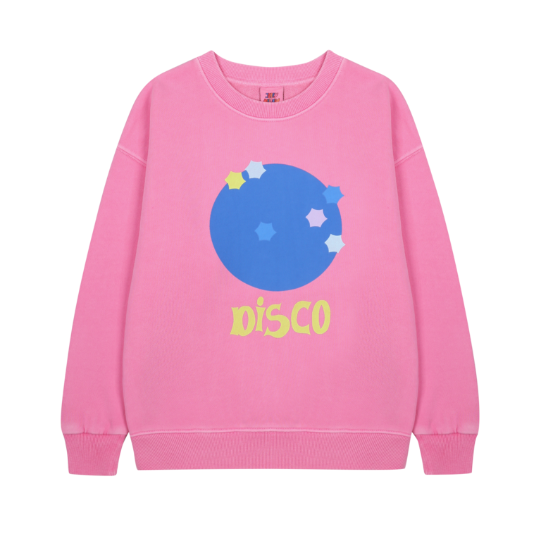 Jelly Mallow Jelly Mallow Disco star sweatshirt - pink