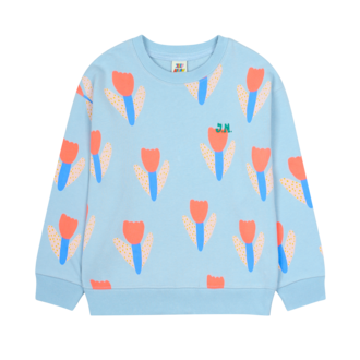 Jelly Mallow Jelly Mallow Tulip sweatshirt - Winter sky Jelly Mallow Jelly Mallow Tulip sweatshirt - Winter sky