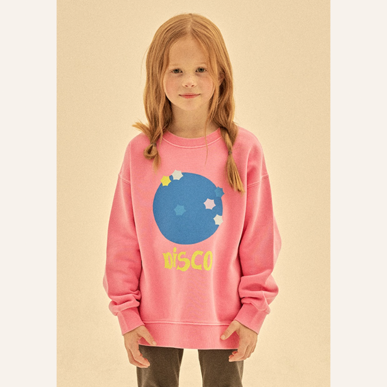 Jelly Mallow Jelly Mallow Disco star sweatshirt - pink