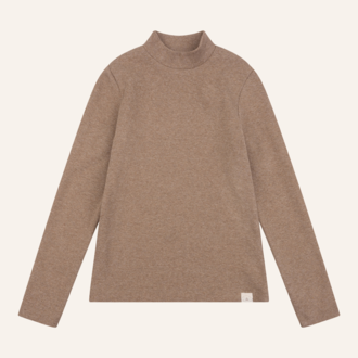 Navy Natural Navy Natural Mees Top - Brown Melange Navy Natural Navy Natural Mees Top - Brown Melange