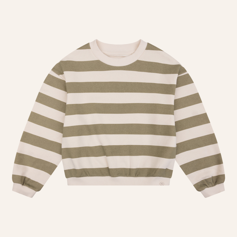 Navy Natural Navy Natural Jules Sweater Stripe - Green