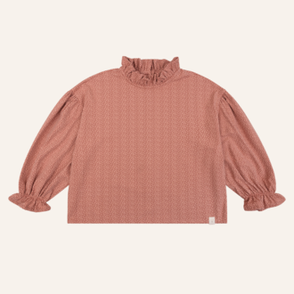 Navy Natural Navy Natural Tilda Blouse - Brick Leopard Navy Natural Navy Natural Tilda Blouse - Brick Leopard