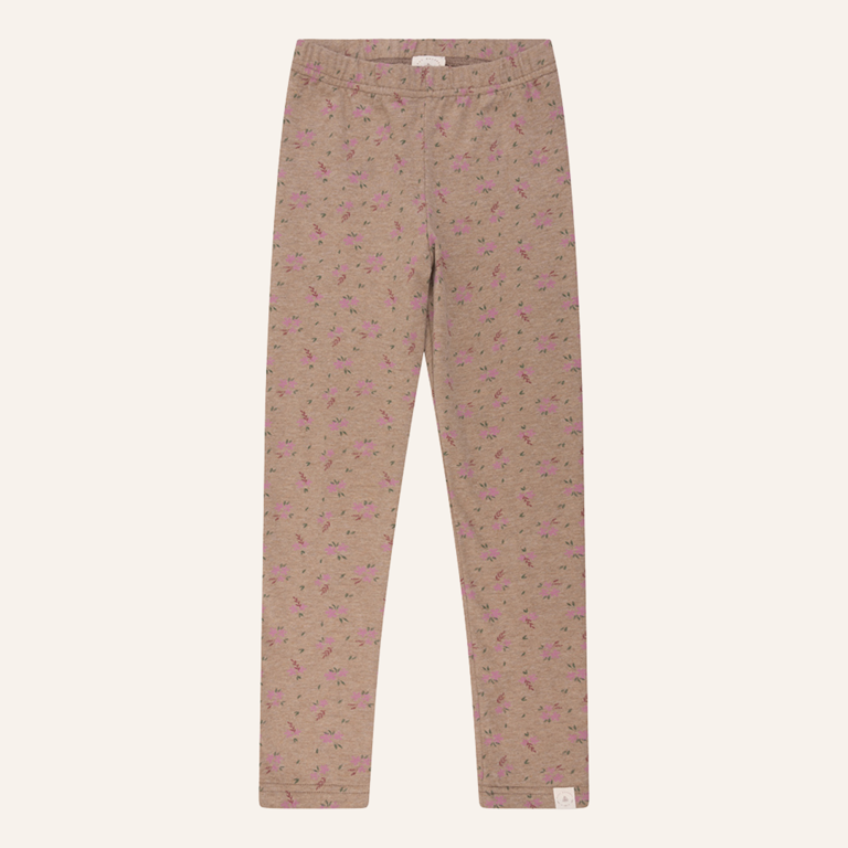 Navy Natural Navy Natural Legging - Brown Melange Flower