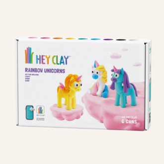Hey clay Hey Clay  Rainbow unicorns - Lighty 6 cans