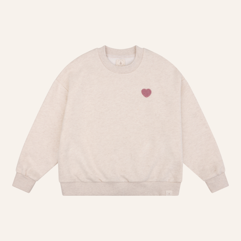 Navy Natural Navy Natural Oversized Sweater - Lilas Heart
