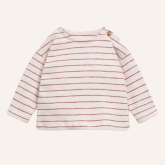 Play Up Play Up Stripped Rib Flame Longsleeve - Amora