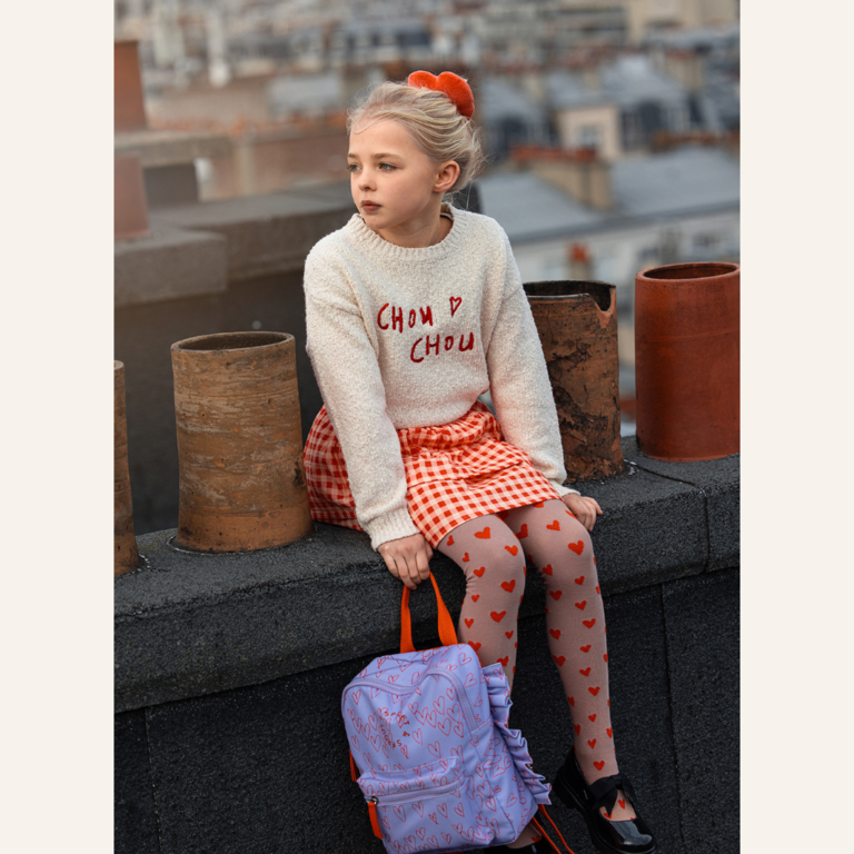 Sproet & Sprout Sproet & Sprout Muslin Skirt Block Check - Grenadine