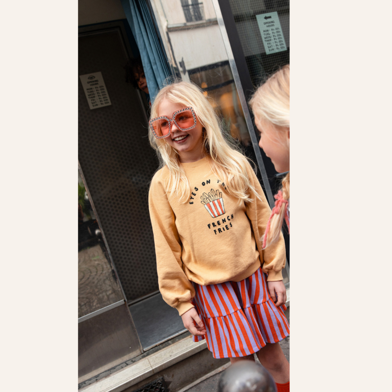 Sproet & Sprout Sproet & Sprout Smock Skirt Stripe - Lavender