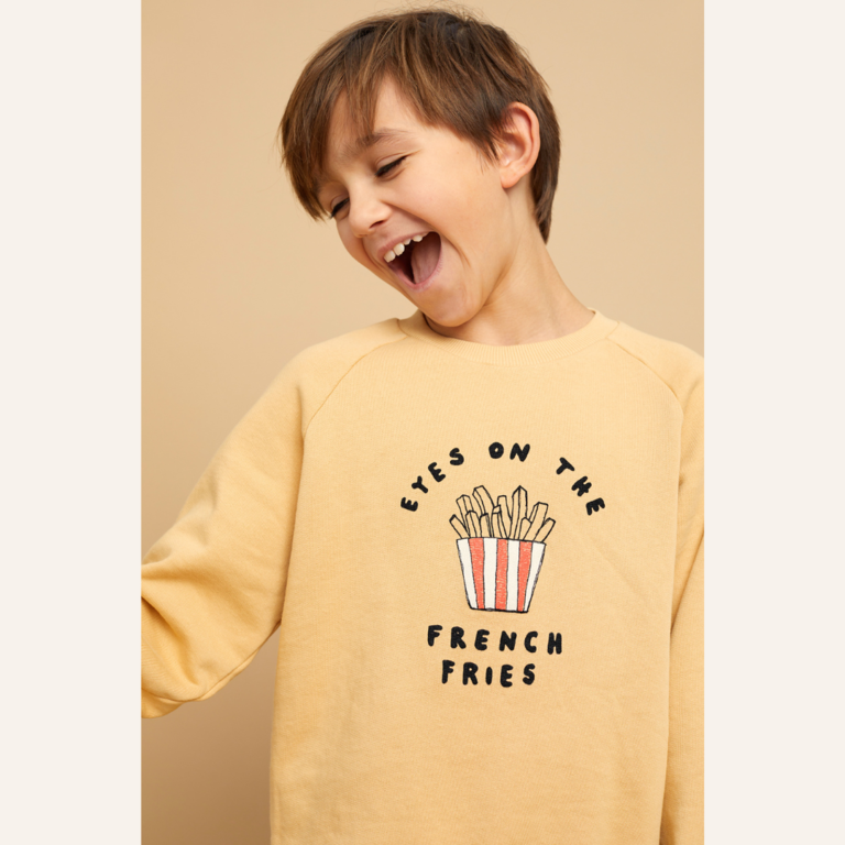 Sproet & Sprout Sproet & Sprout Sweatshirt French Fries - Sand