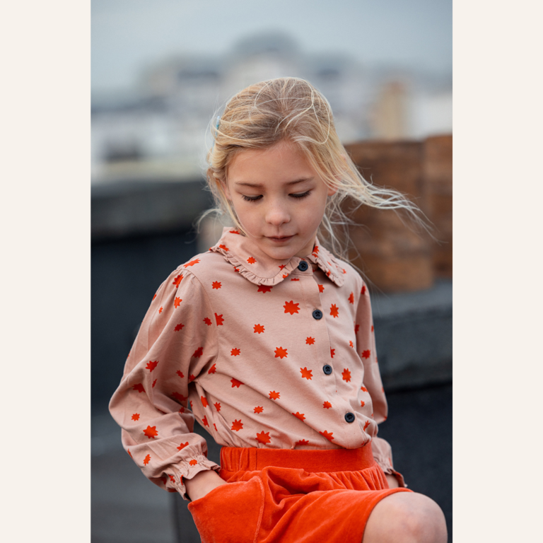Sproet & Sprout Sproet & Sprout Girls Stardust Blouse - Praline