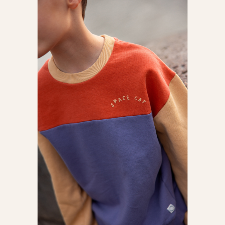 Sproet & Sprout Sproet & Sprout Sweatshirt Colourblock - Grenadine