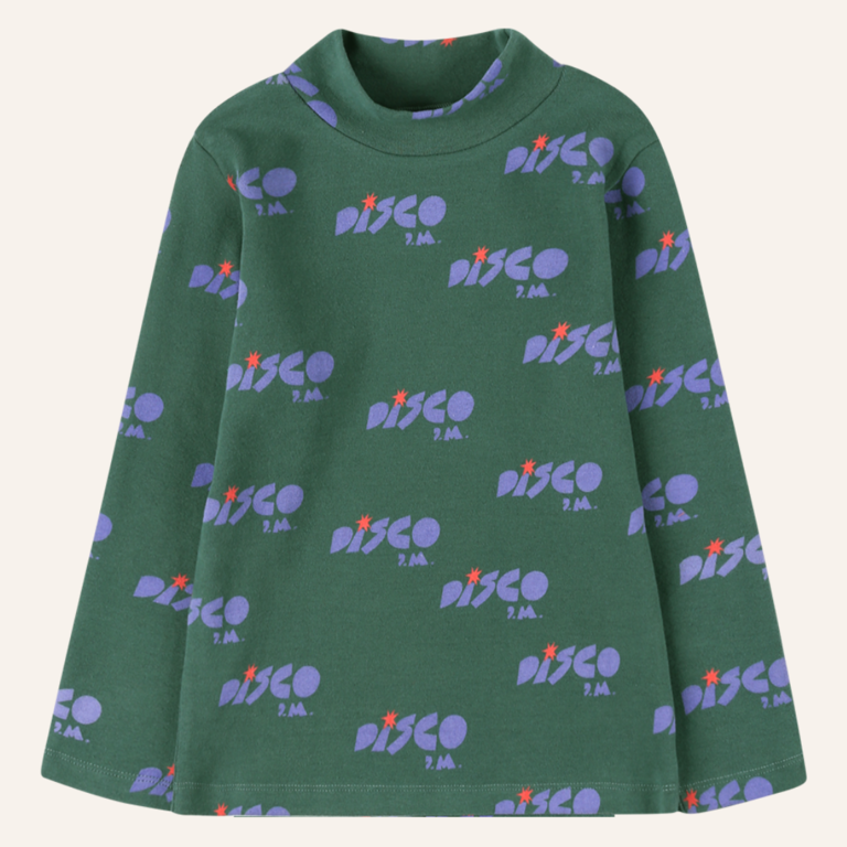 Jelly Mallow Jelly Mallow Disco fleece turtle neck