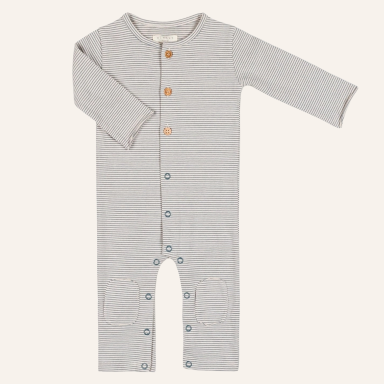 Nixnut Butt Onesie - Storm stripe