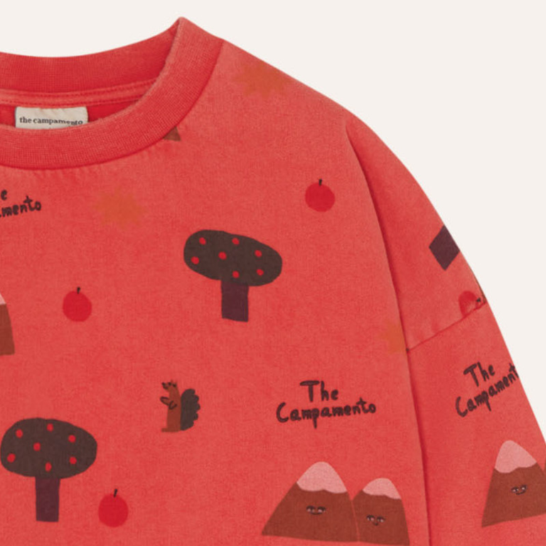 The Campamento The Campamento Mountains Red Sweatshirt