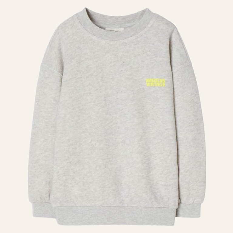 American Vintage AMV kid sweatshirt kodytown - Polar melange