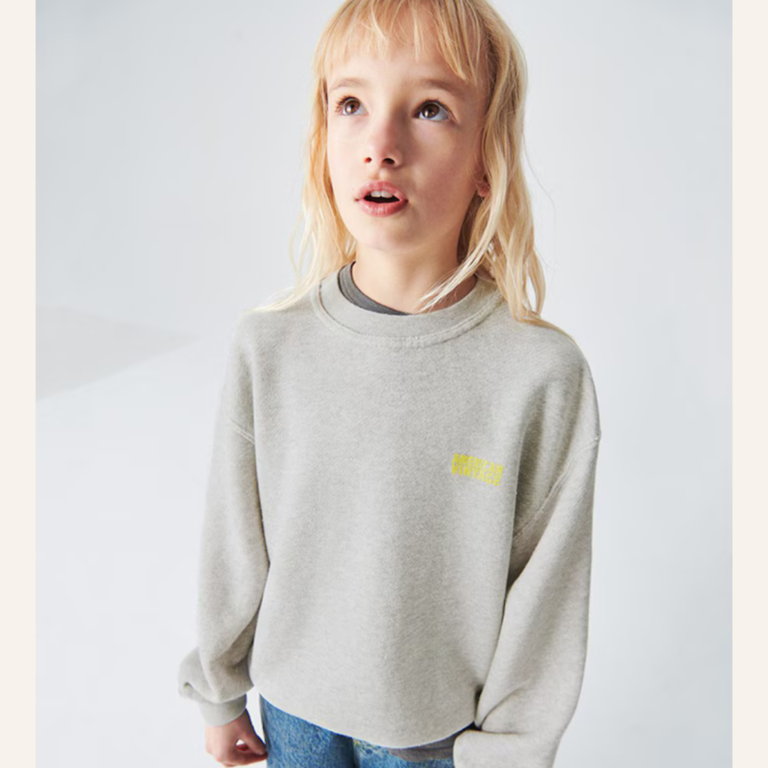 American Vintage AMV kid sweatshirt kodytown - Polar melange
