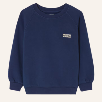 American Vintage American Vintage kid sweatshirt Izubird - Navy vintage