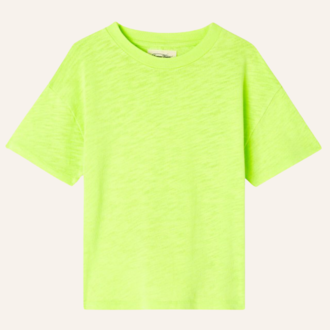 American Vintage American Vintage Kid shirt Sonoma - Neon geel
