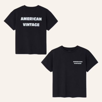 American Vintage American Vintage Kid tee-shirt fizvalley Black