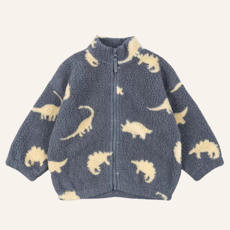 Konges Sløjd Konges Sløjd Jody teddy jacket - Dino mist