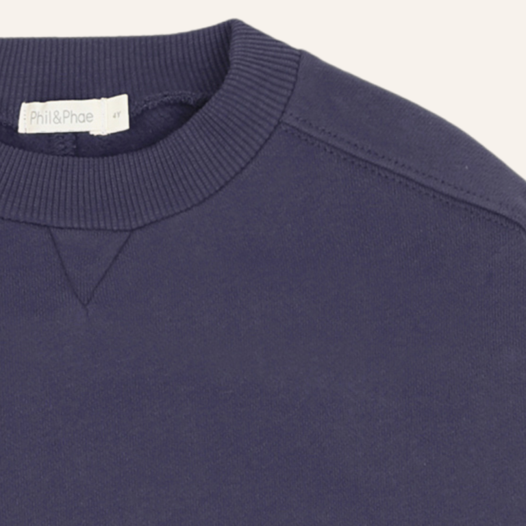 Phil&Phae Phil&Phae Chunky sweater dress - Dusk blue