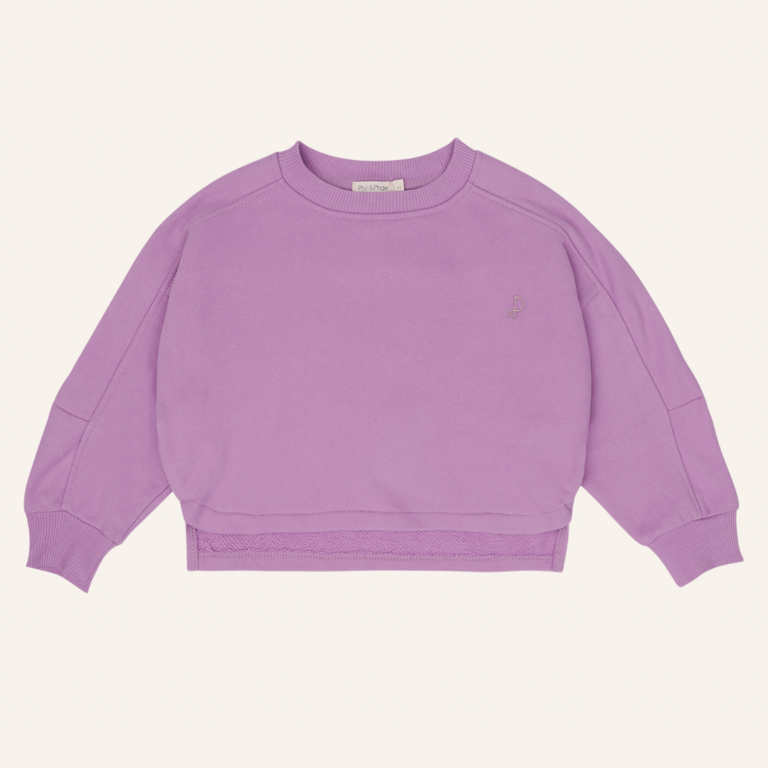 Phil&Phae Phil&Phae Chunky semi-cropped sweater - Bright lilac
