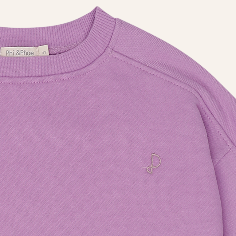 Phil&Phae Phil&Phae Chunky semi-cropped sweater - Bright lilac