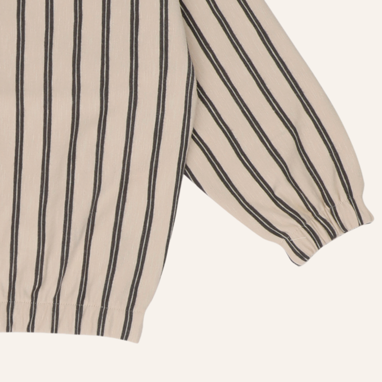 Phil&Phae Phil&Phae Sweater slub stripes - Graphite