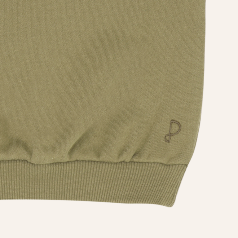 Phil&Phae Phil&Phae Chunky baby sweater  - Soft moss