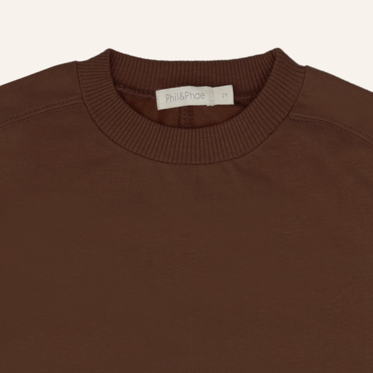 Phil&Phae Phil&Phae Oversized sweater - Chocolate