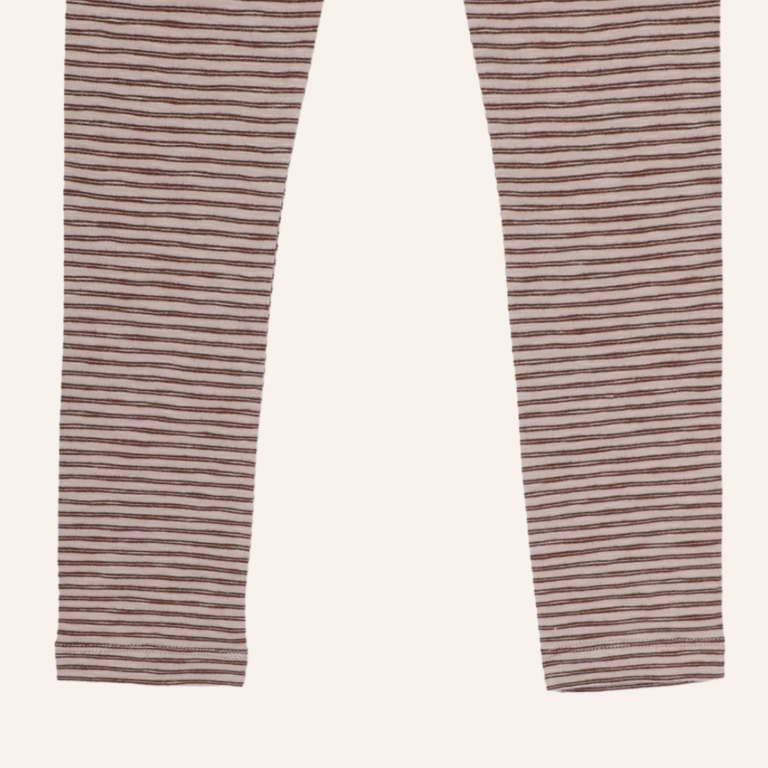 Phil&Phae Phil&Phae Leggings stripes - Chocolate