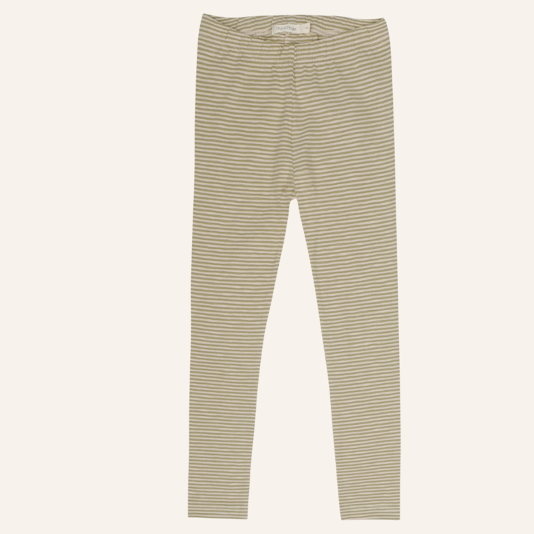 Phil&Phae Phil&Phae Leggings stripes - Sofft moss