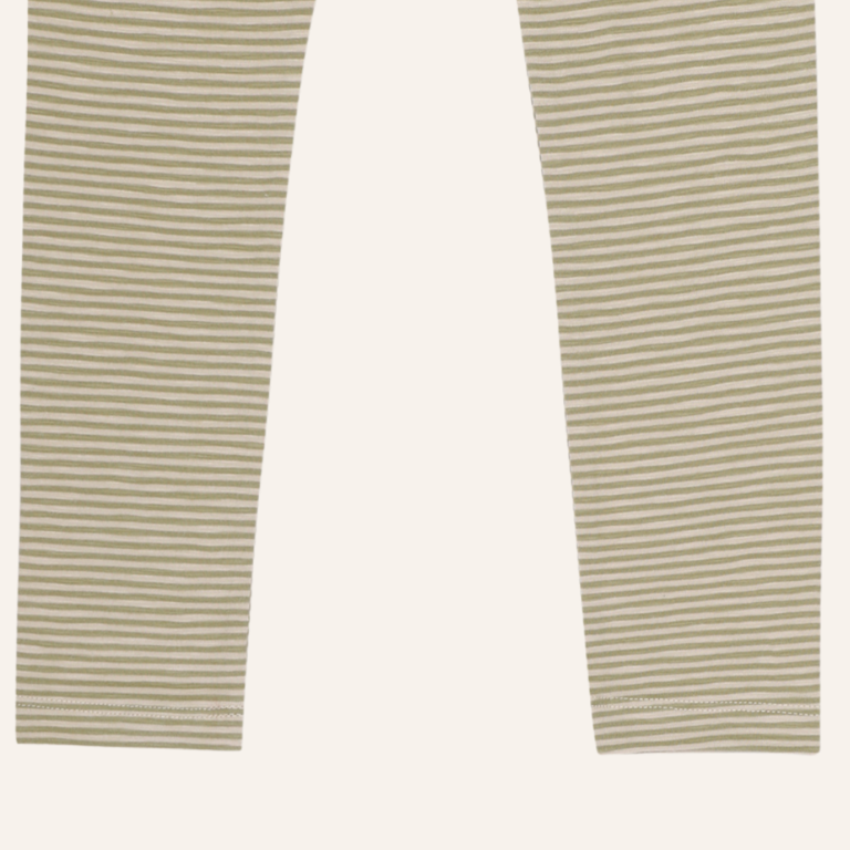 Phil&Phae Phil&Phae Leggings stripes - Sofft moss